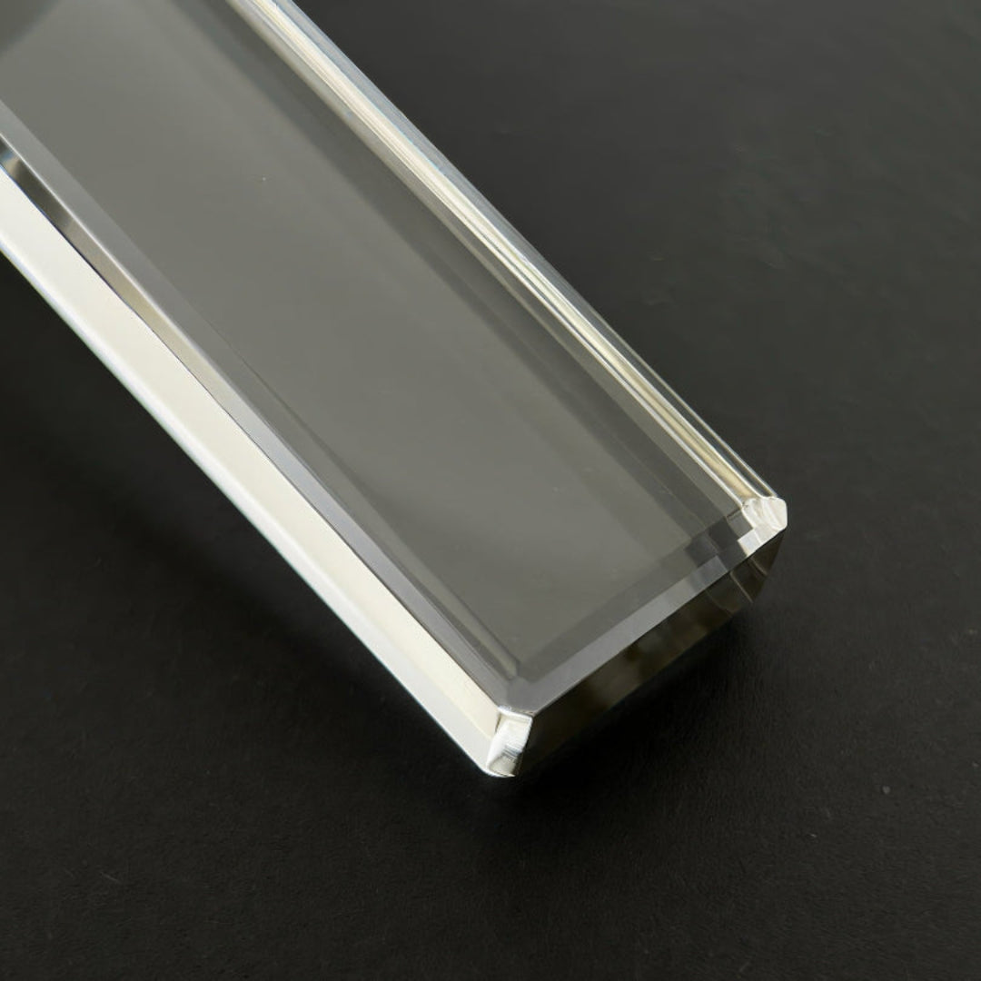 KIO Minimalism Square Crystal S925 Silver Necklace