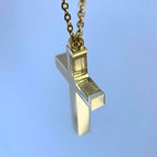 KIO Cross Necklace S925 Crystal Pendant Necklace for women men