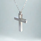 KIO Cross Necklace S925 Crystal Pendant Necklace for women men