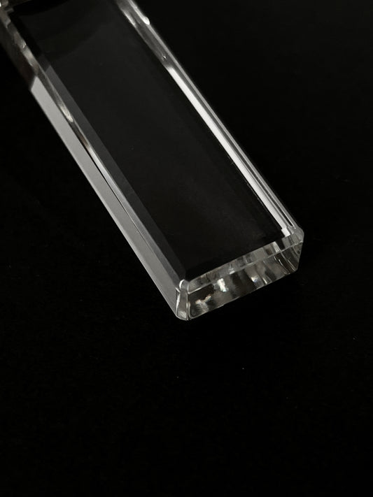 KIO Square Crystal Pendant, S925 Silver