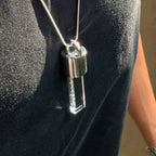 KIO Minimalism Square Crystal S925 Silver Necklace