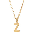 KIO Minimalist Letter Stainless Steel Necklace