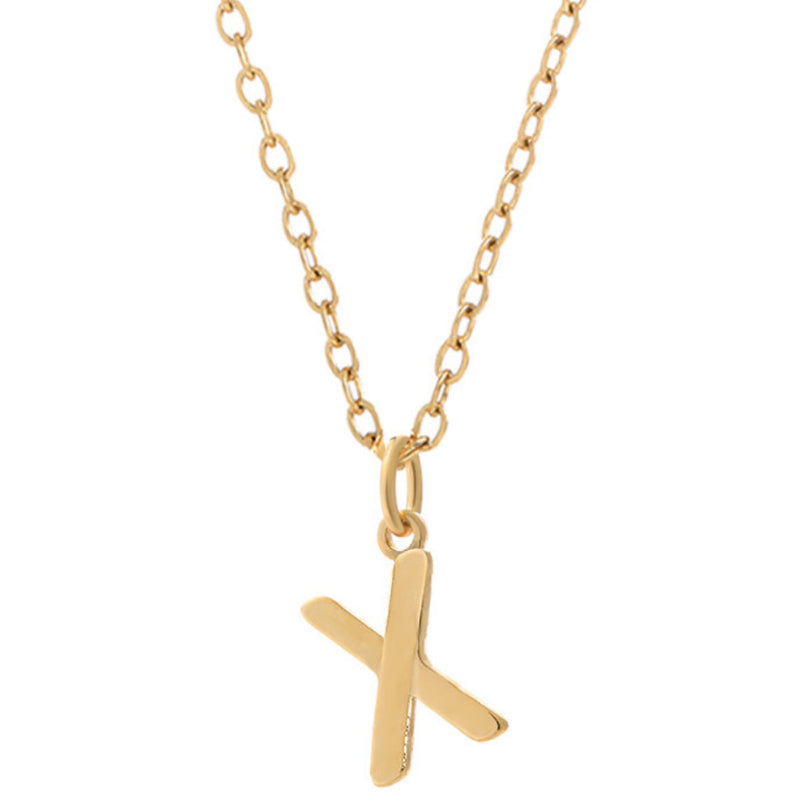 Minimalist Letter Stainless Steel Necklace