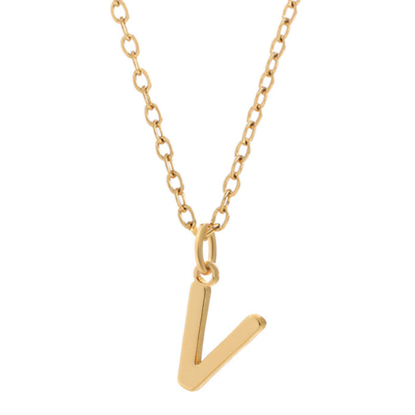 Minimalist Letter Stainless Steel Necklace