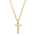 KIO Minimalist Letter Stainless Steel Necklace