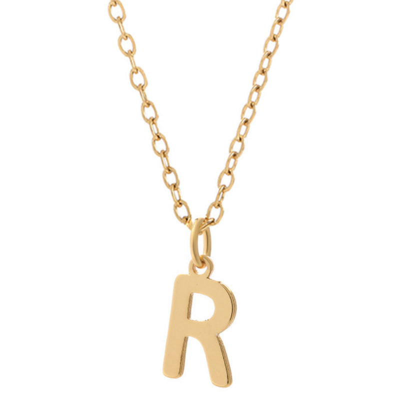 KIO Minimalist Letter Stainless Steel Necklace