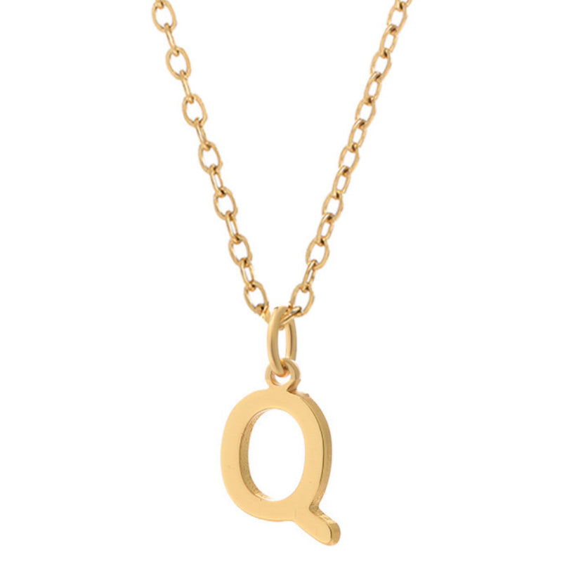 Minimalist Letter Stainless Steel Necklace