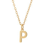 KIO Minimalist Letter Stainless Steel Necklace