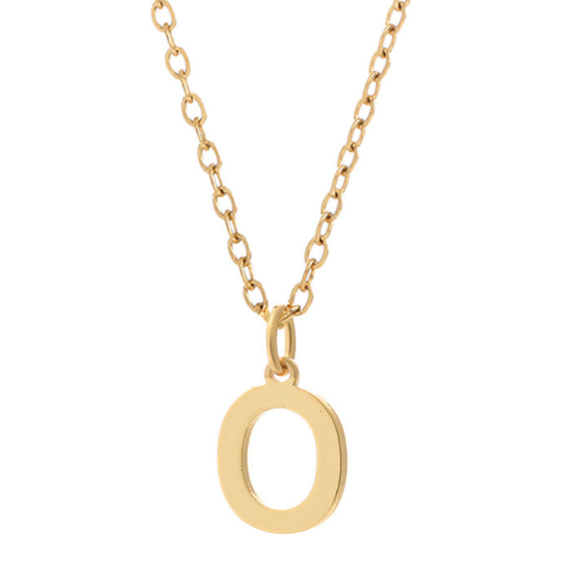 Minimalist Letter Stainless Steel Necklace