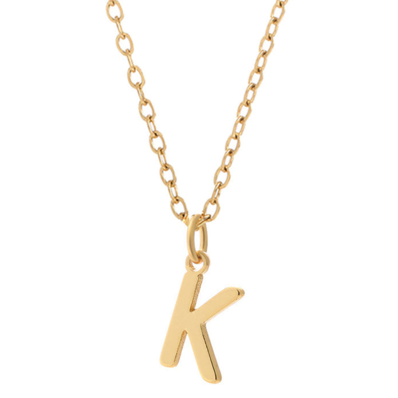 Minimalist Letter Stainless Steel Necklace