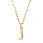 KIO Minimalist Letter Stainless Steel Necklace