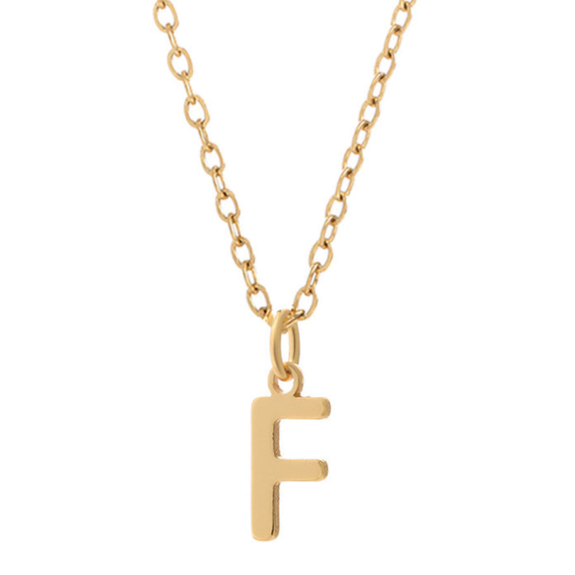 Minimalist Letter Stainless Steel Necklace
