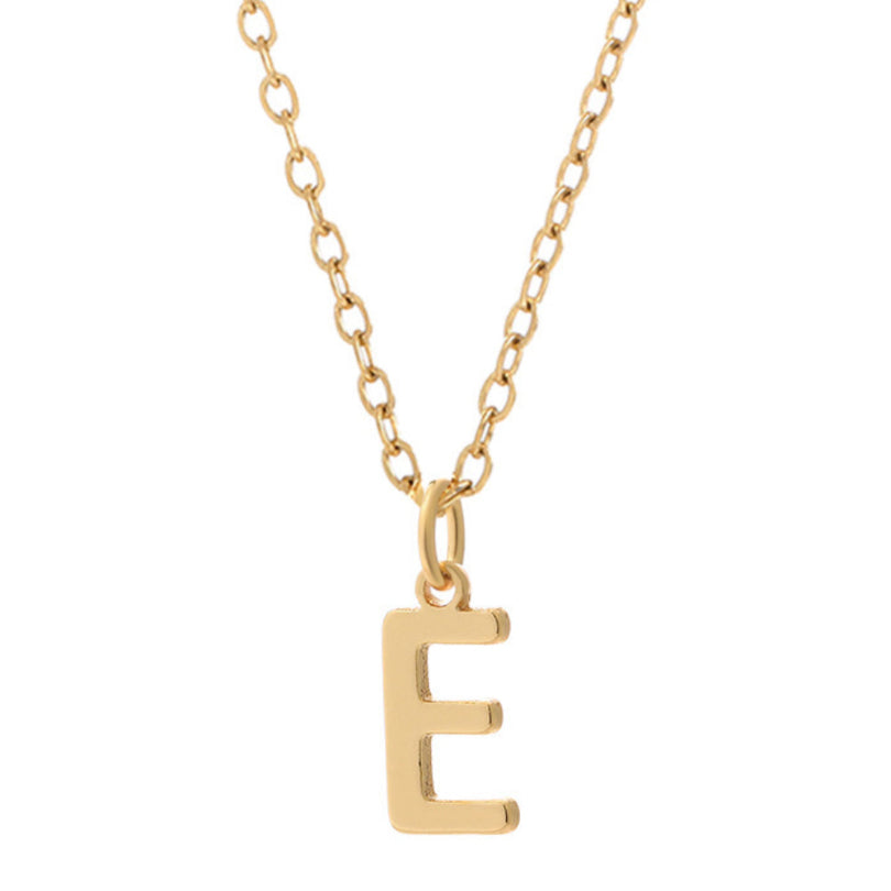 Minimalist Letter Stainless Steel Necklace