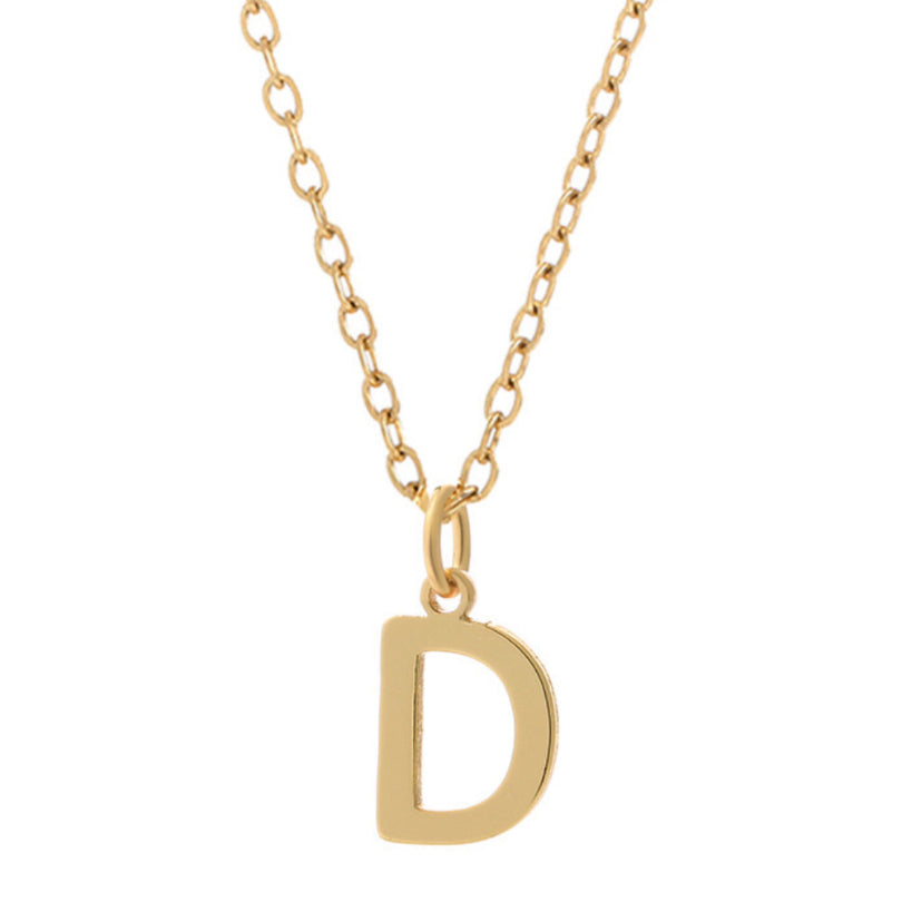Minimalist Letter Stainless Steel Necklace