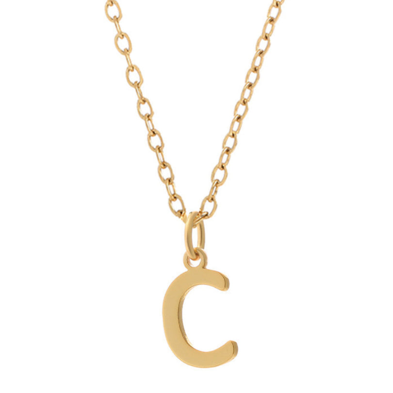 Minimalist Letter Stainless Steel Necklace