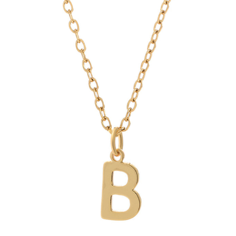 Minimalist Letter Stainless Steel Necklace