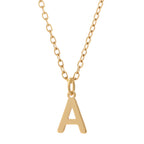 KIO Minimalist Letter Stainless Steel Necklace