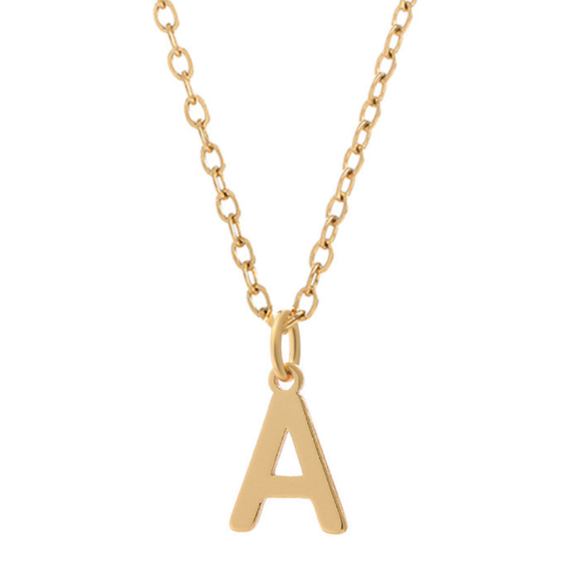 Minimalist Letter Stainless Steel Necklace