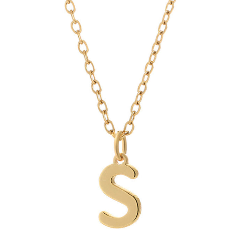 KIO Minimalist Letter Stainless Steel Necklace